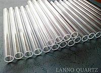 medium transparent quartz tube